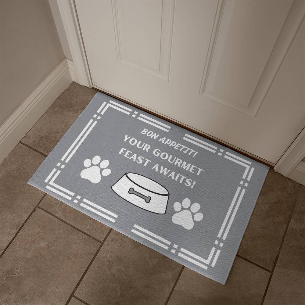 Bon Appetit Doggie Dish Mat