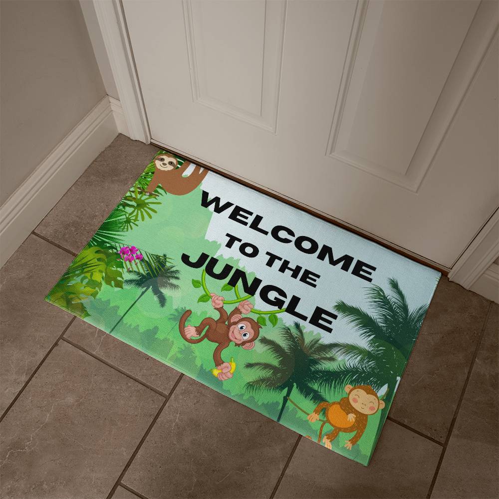 WELCOME TO THE JUNGLE WELCOME MAT