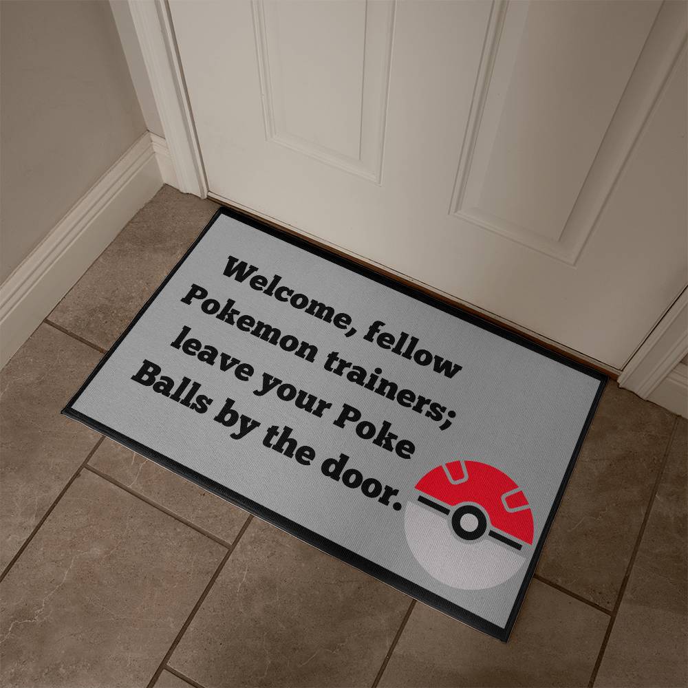 POKEMON TRAINERS WELCOME MAT