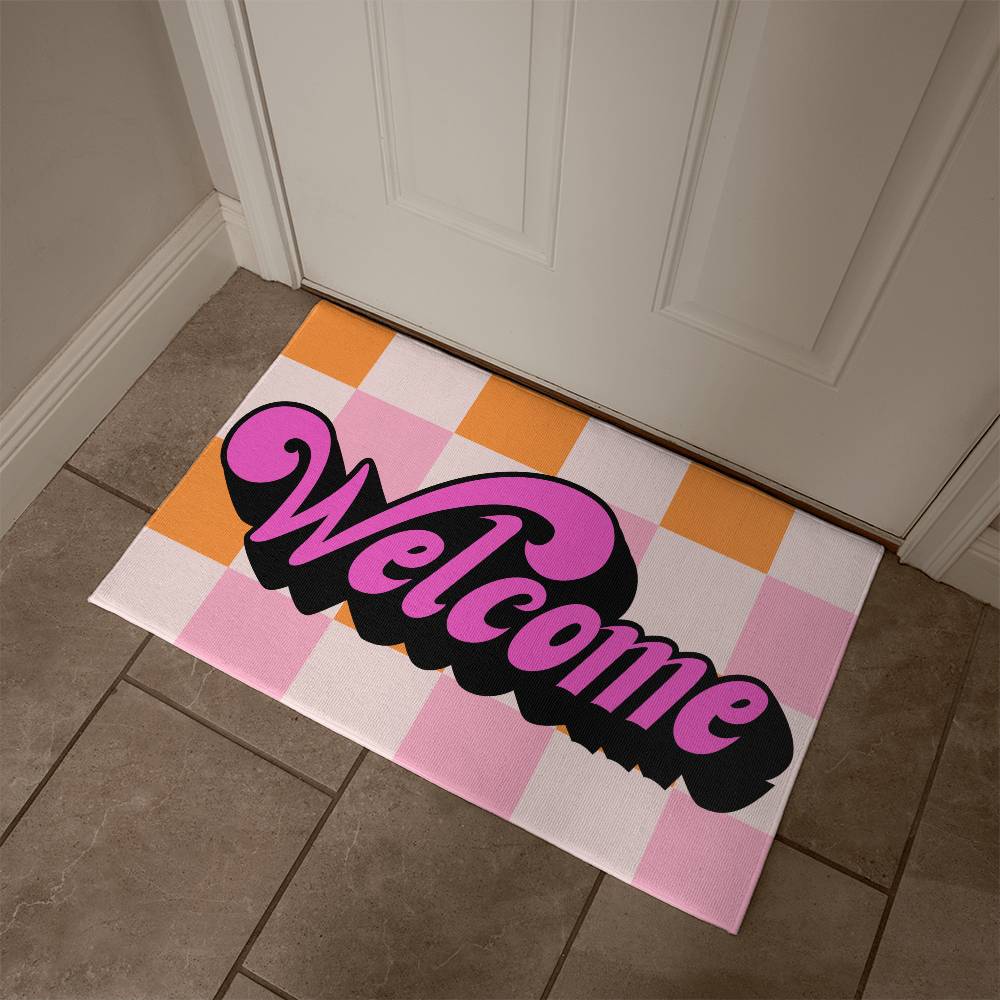 Groovy Welcome Mat