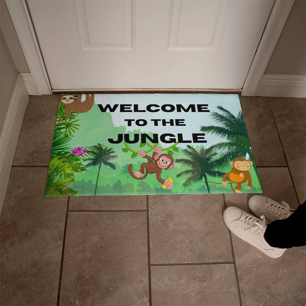 WELCOME TO THE JUNGLE WELCOME MAT