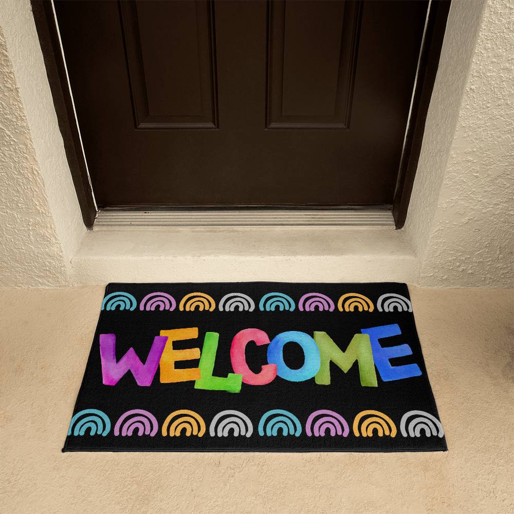 Colorful Welcome Mat