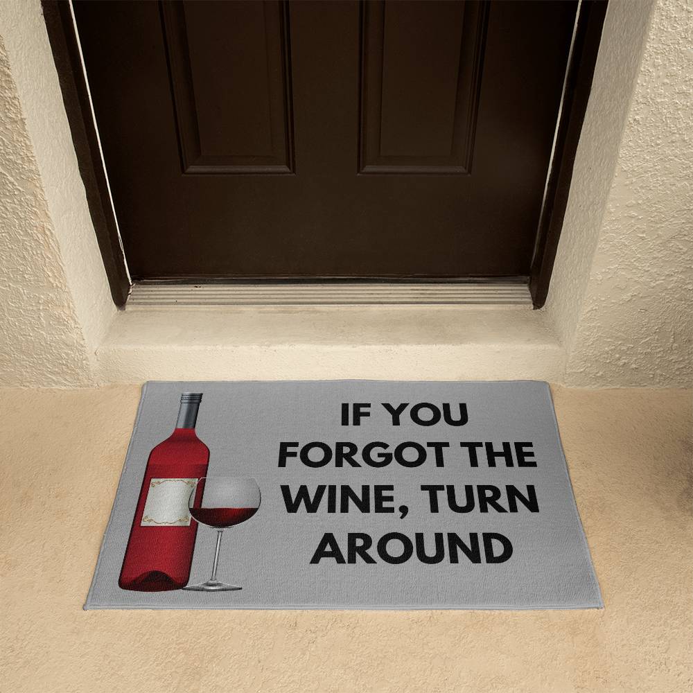 BRING WINE WELCOME MAT