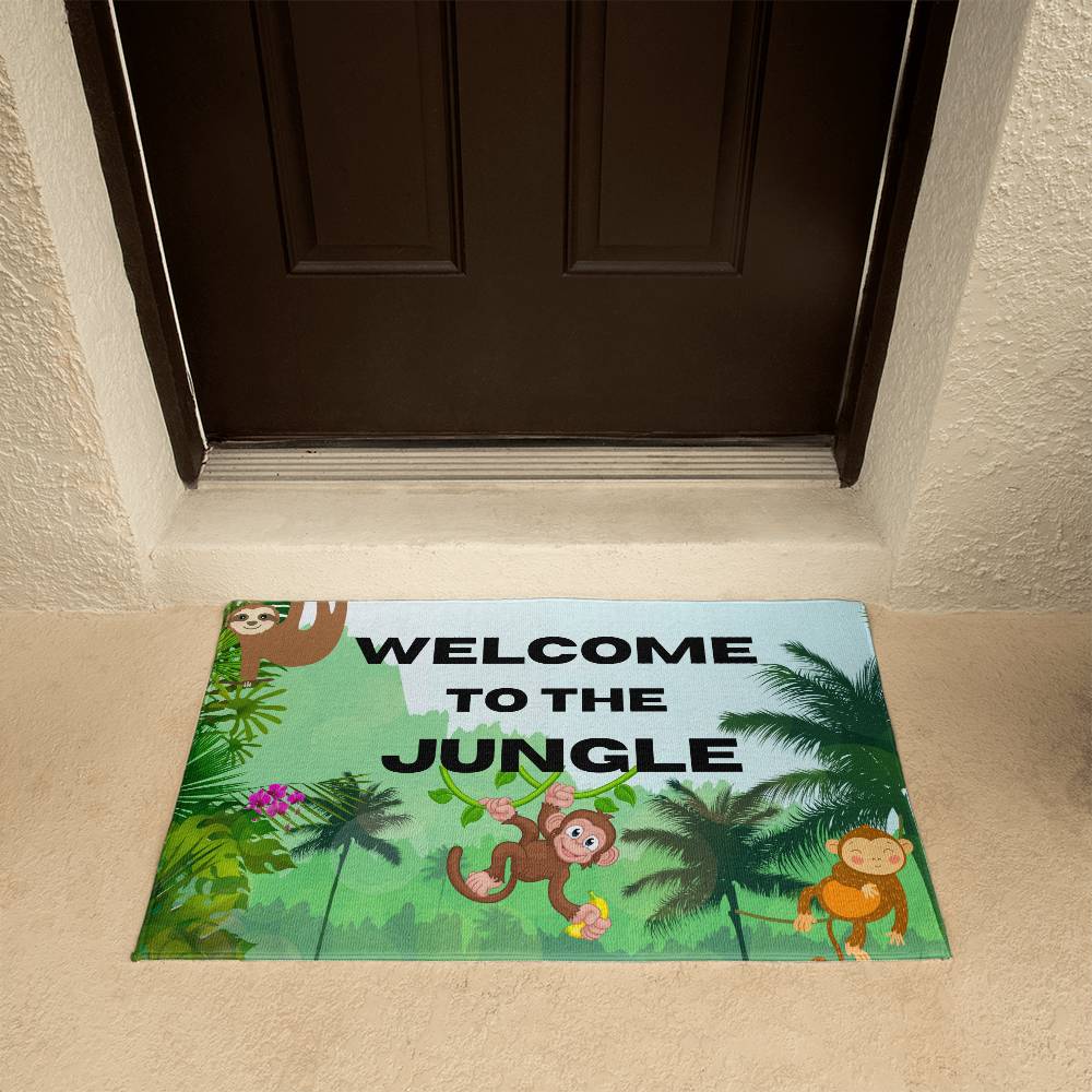 WELCOME TO THE JUNGLE WELCOME MAT