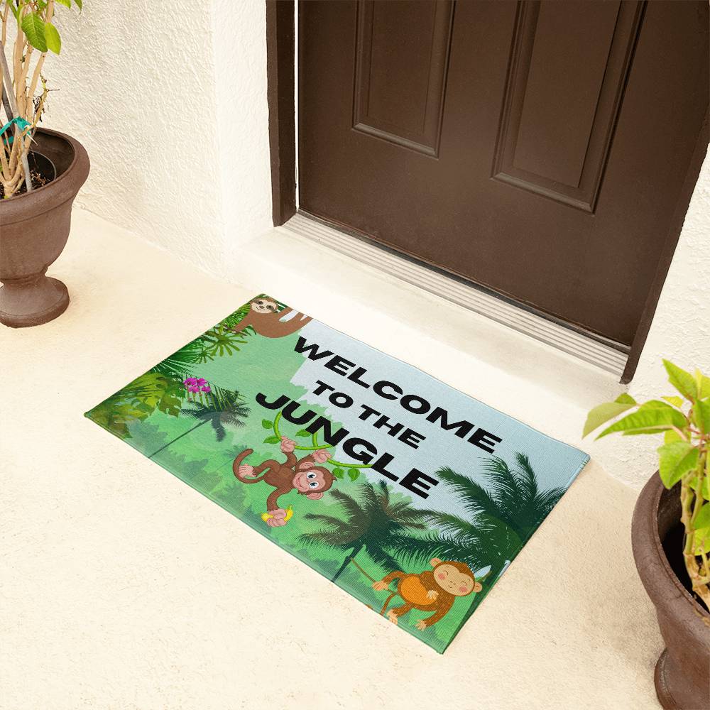 WELCOME TO THE JUNGLE WELCOME MAT