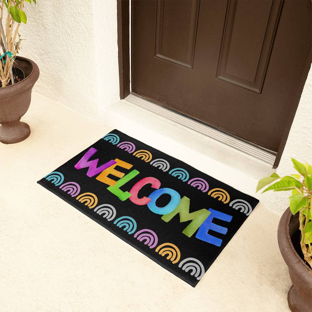 Colorful Welcome Mat