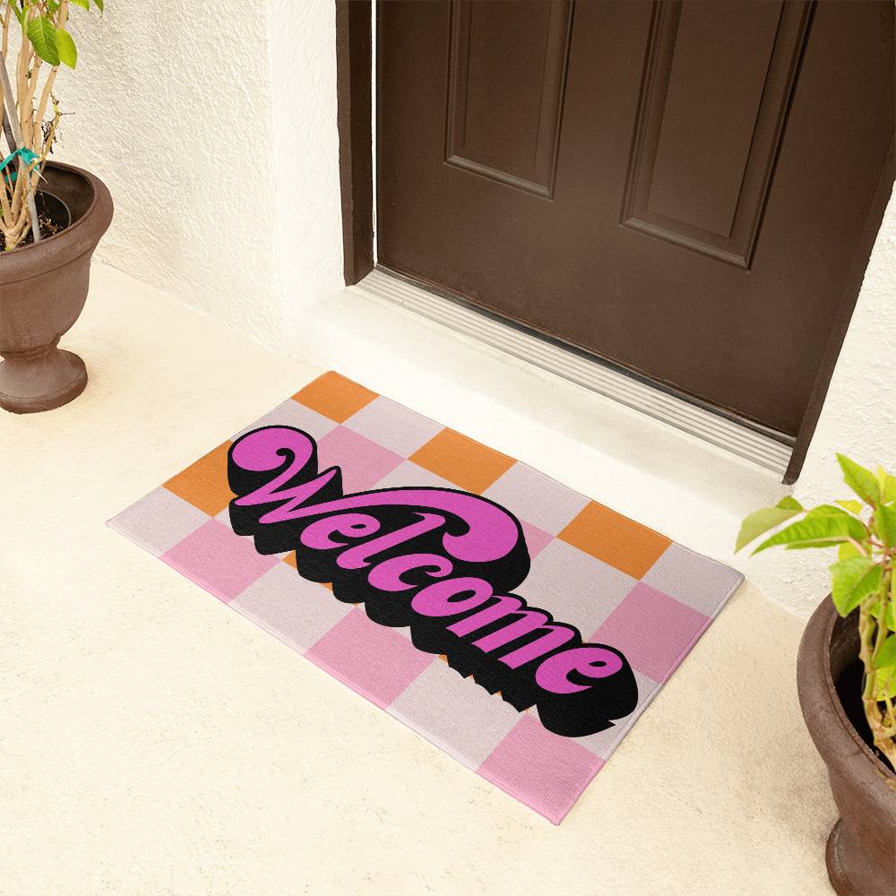 Groovy Welcome Mat