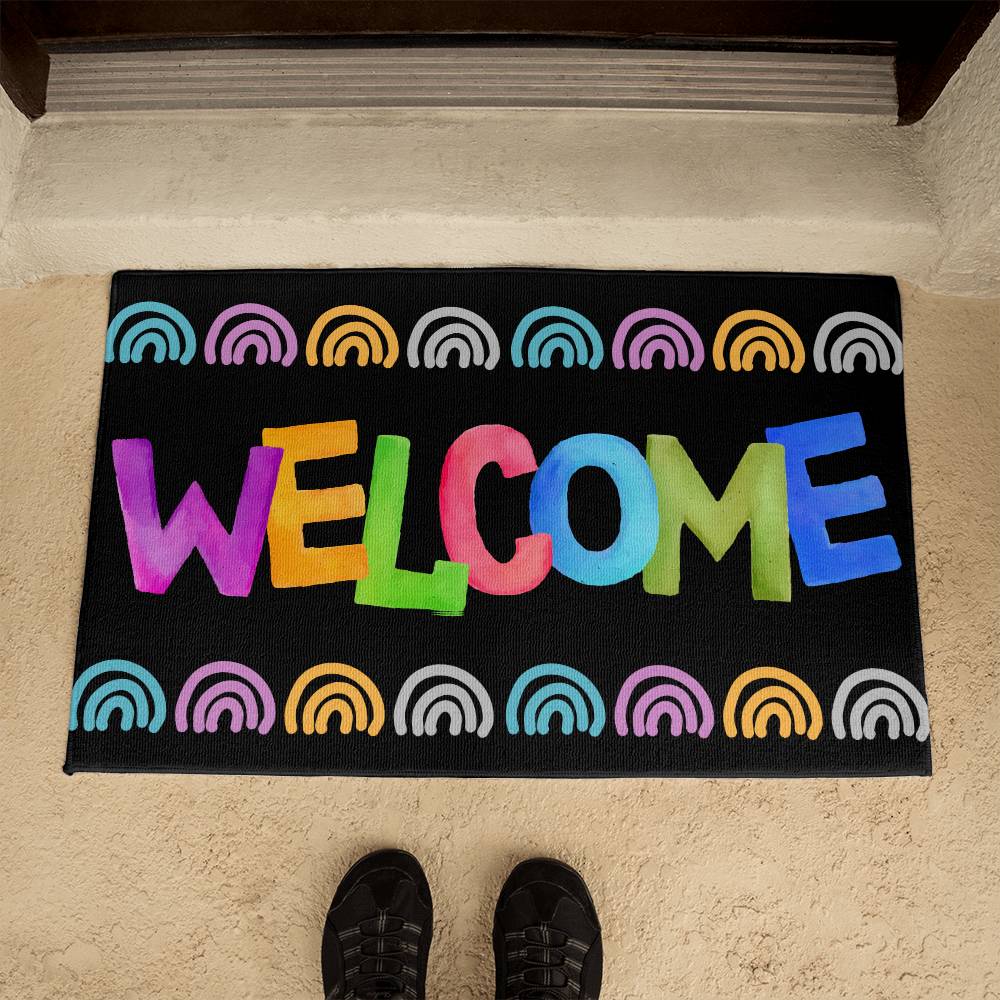 Colorful Welcome Mat