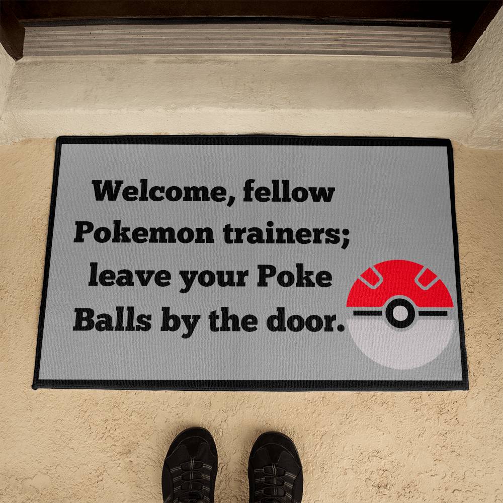 POKEMON TRAINERS WELCOME MAT