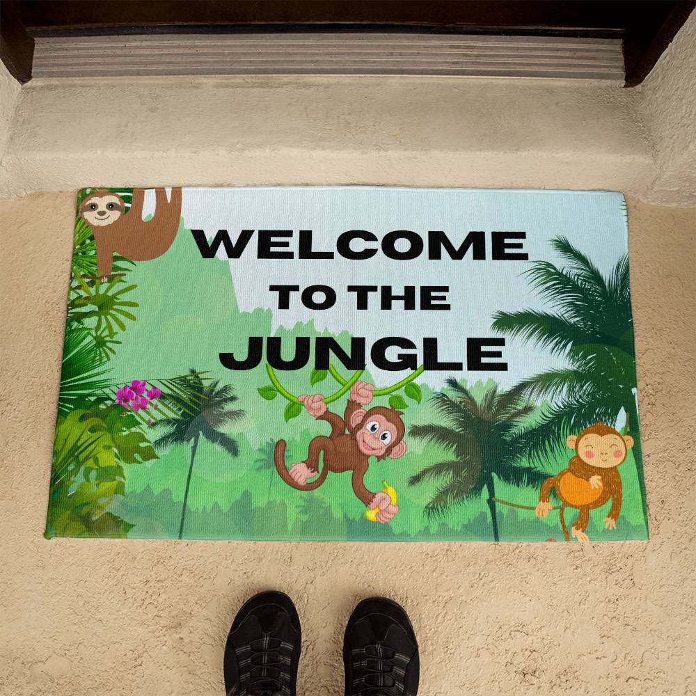 WELCOME TO THE JUNGLE WELCOME MAT