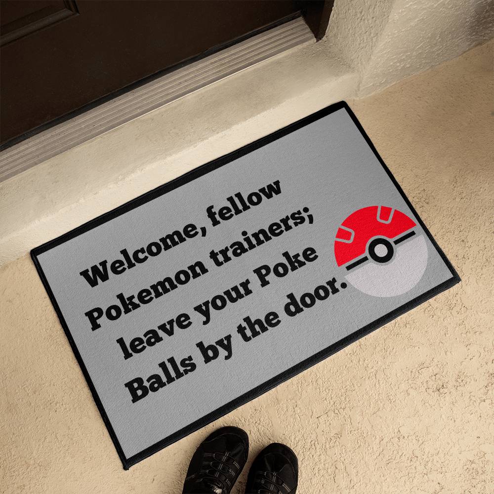 POKEMON TRAINERS WELCOME MAT