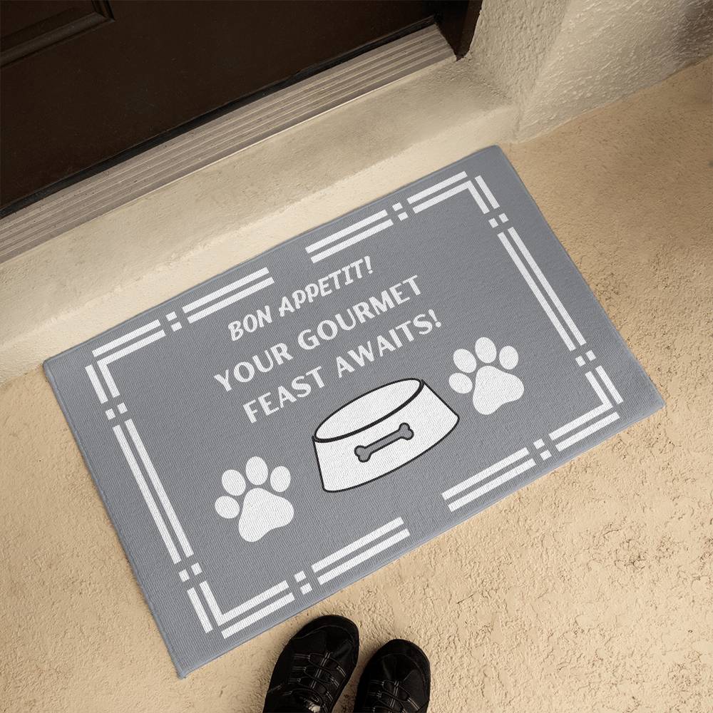 Bon Appetit Doggie Dish Mat