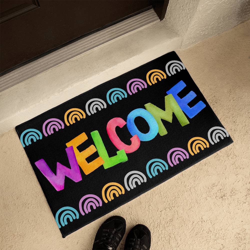 Colorful Welcome Mat