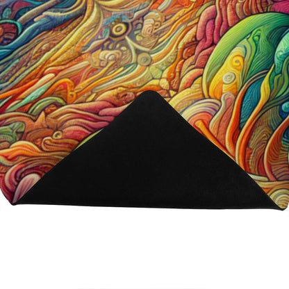 Rainbow Mandala Yoga Mat - Padmasana - The Lotus Pose