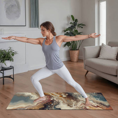 Pour Painting Artist Designed Yoga Mat