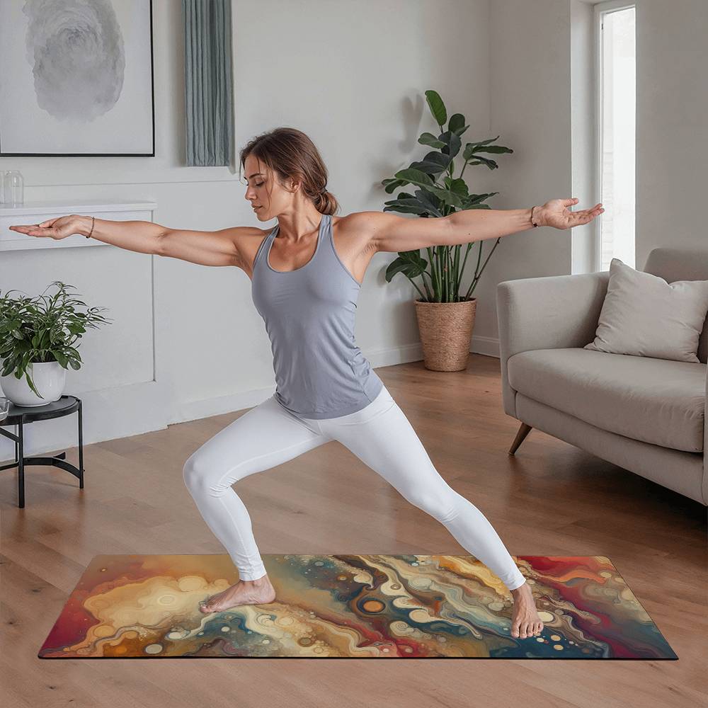 Warm Tones yoga mat