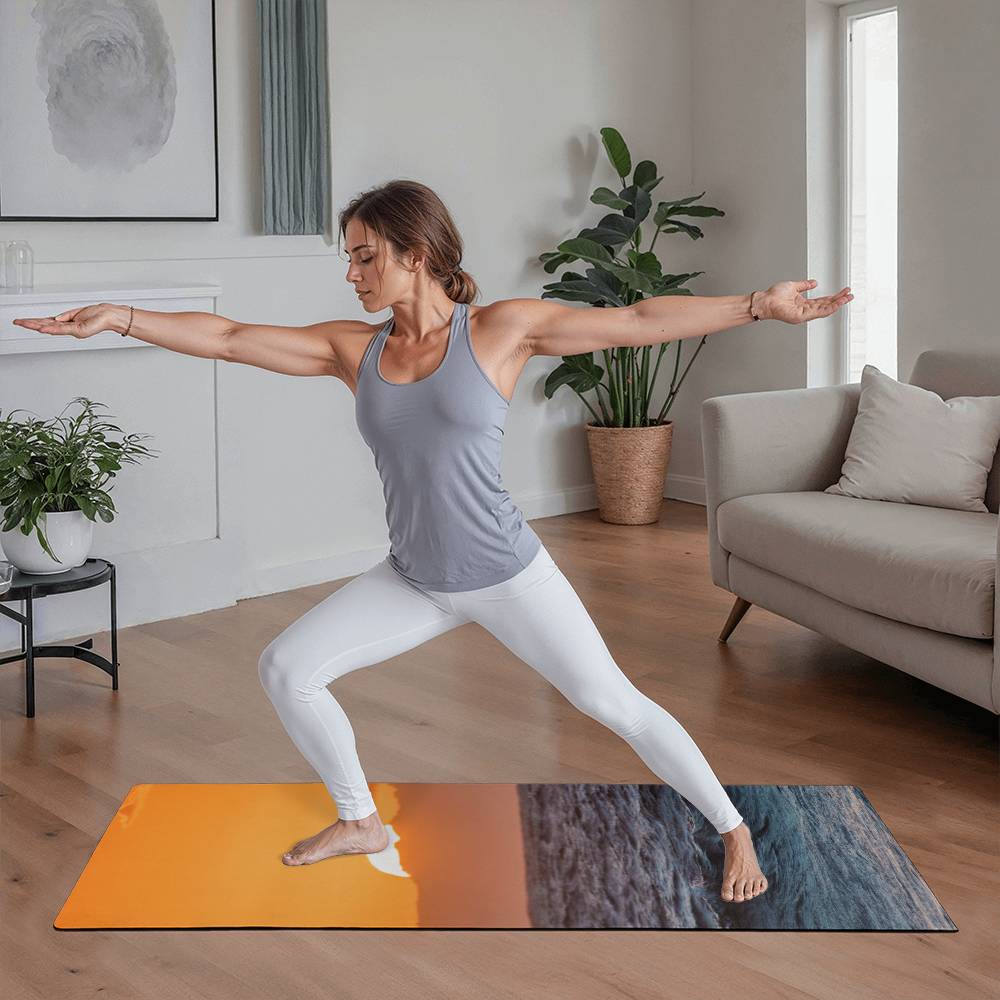 Sunset on the Water Yoga Mat