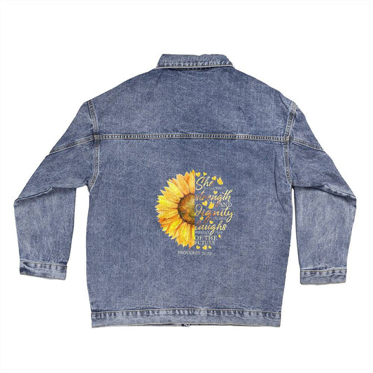 Sunflower Oversized Denim Jacket