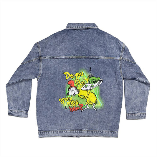 Dr. Seuss Green Eggs and Ham Denim Jacket