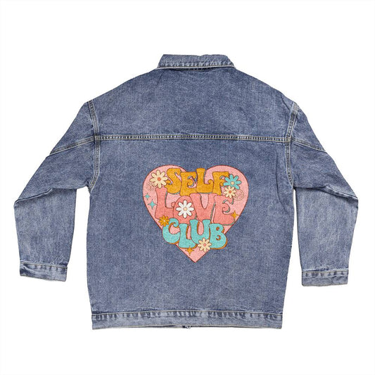 Self Love Oversized Denim Jacket