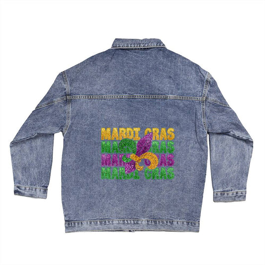 Mardi Gras Denim Jacket