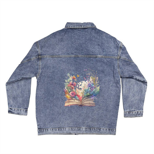 Book Lover Denim Jacket