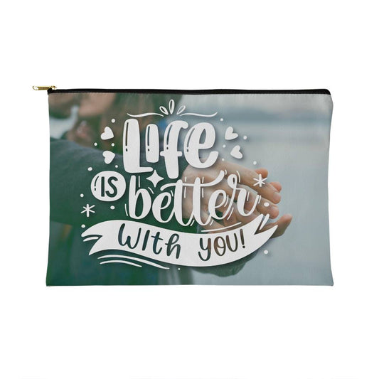 Soulmate - Gift - Fabric Zippered Pouch Small