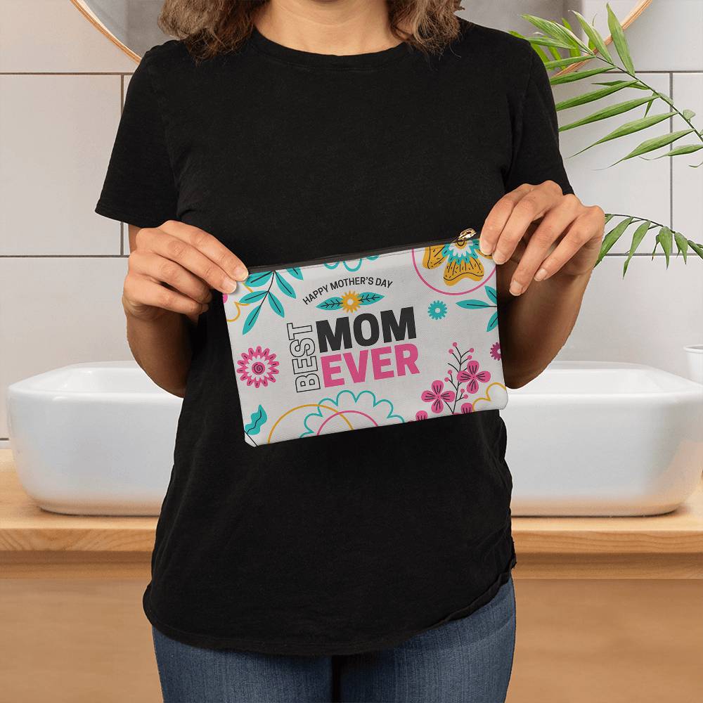 Mom - Gift - Fabric Zippered Pouch Small