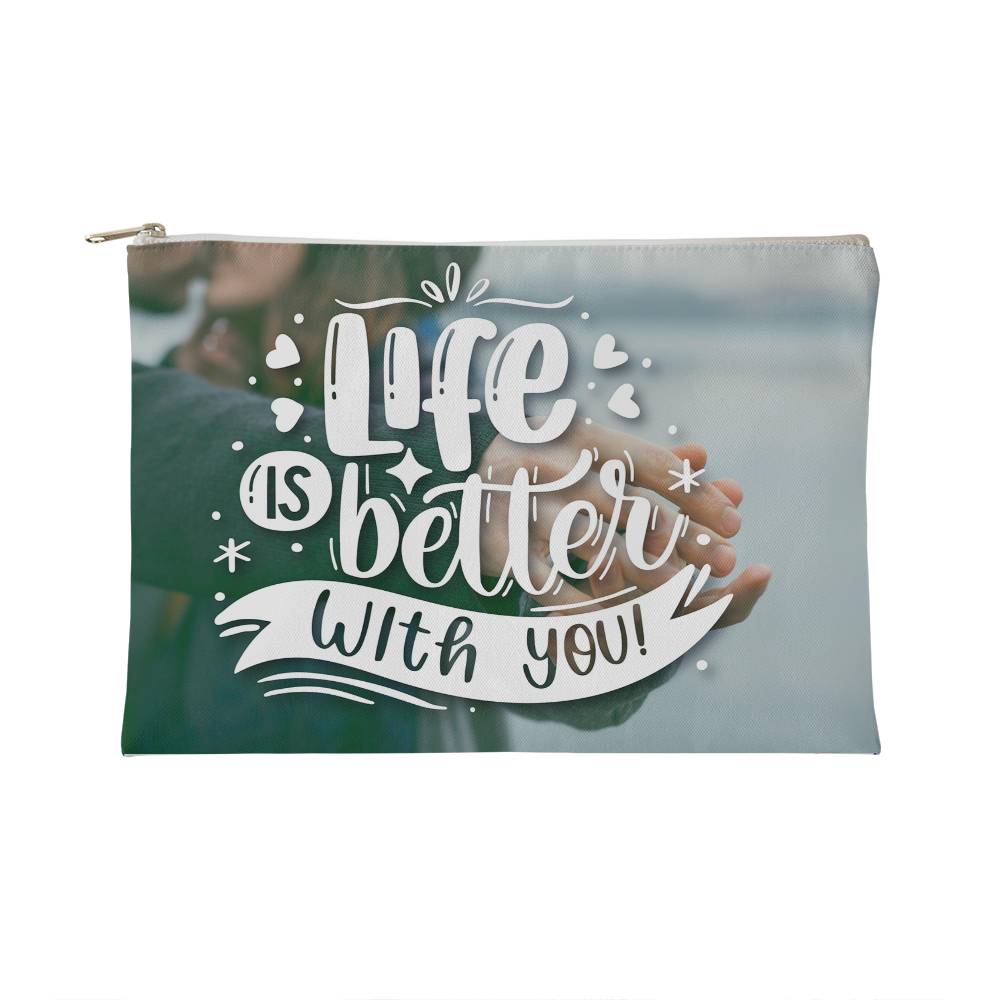 Soulmate - Gift - Fabric Zippered Pouch Small