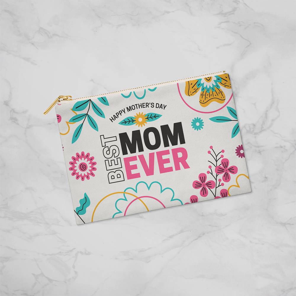 Mom - Gift - Fabric Zippered Pouch Small