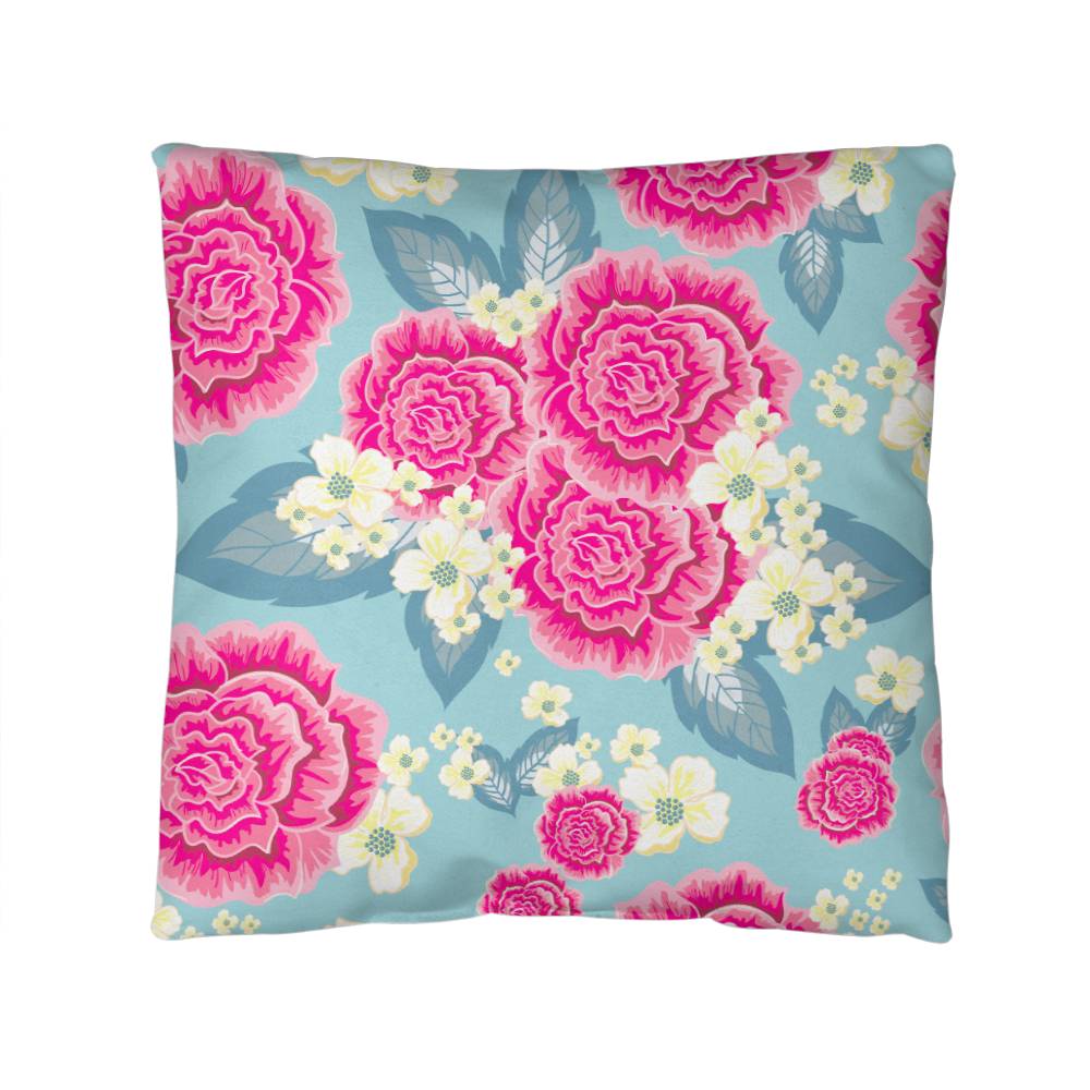 Pink Flower Coquette Designer Pillow