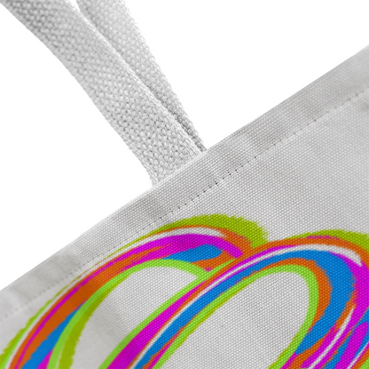 Neon Preschool Teacher Canvas Tote Bag