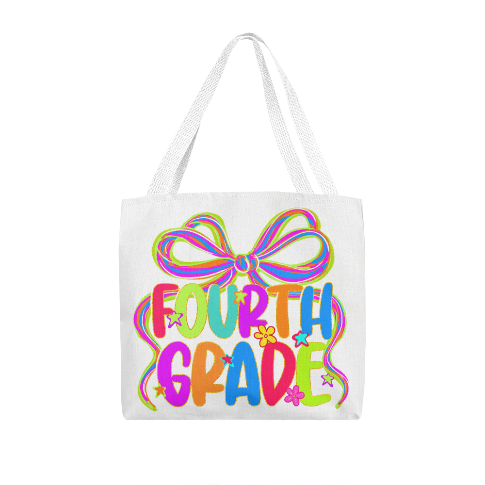 Fourth Grade Back to School Teacher Tote