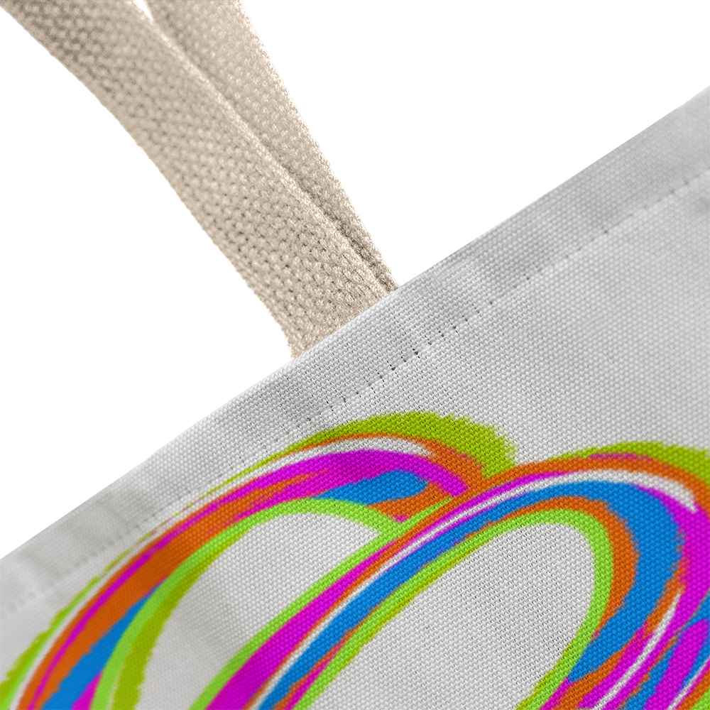 Neon Preschool Teacher Canvas Tote Bag
