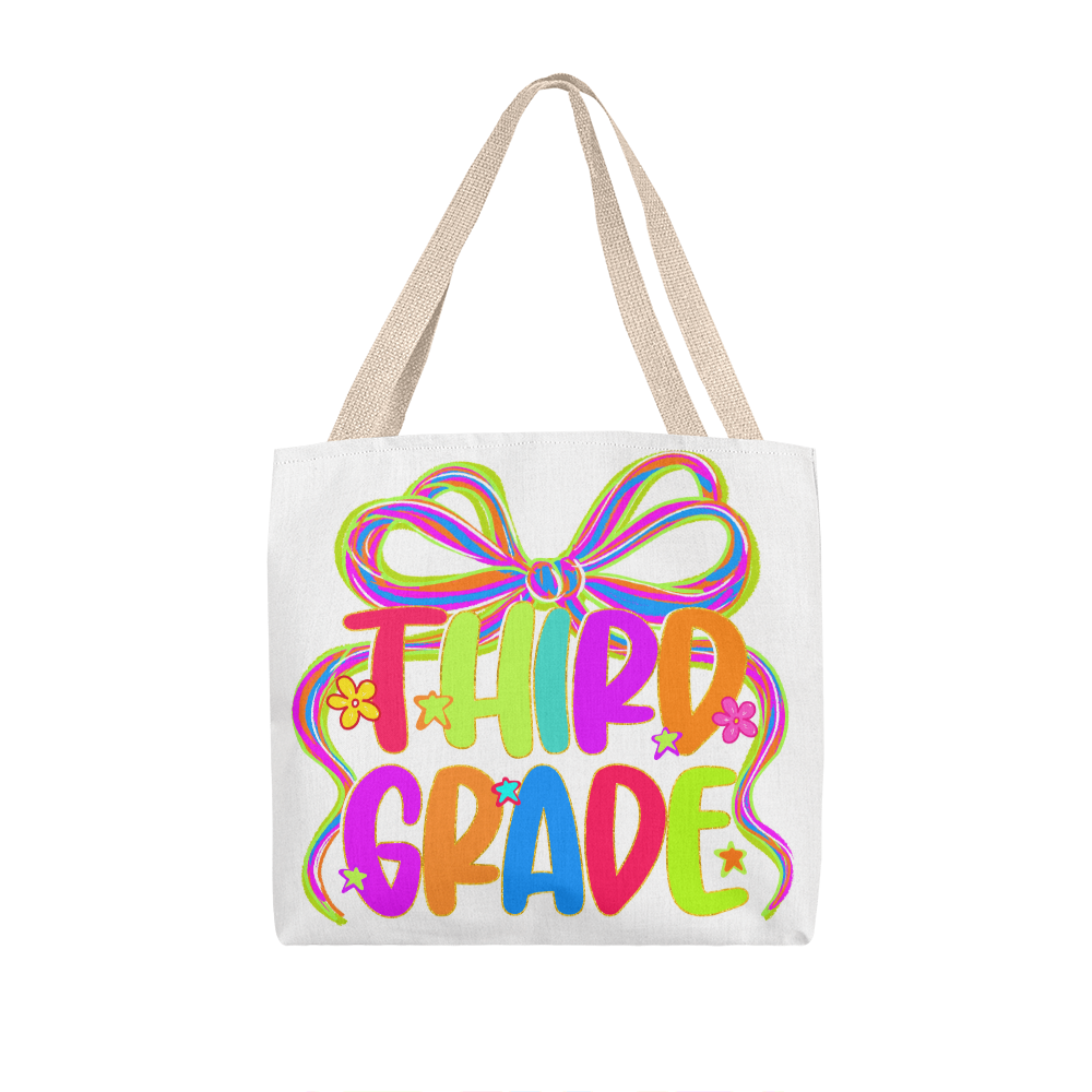 Third Grade Back to School Teacher Tote Bag