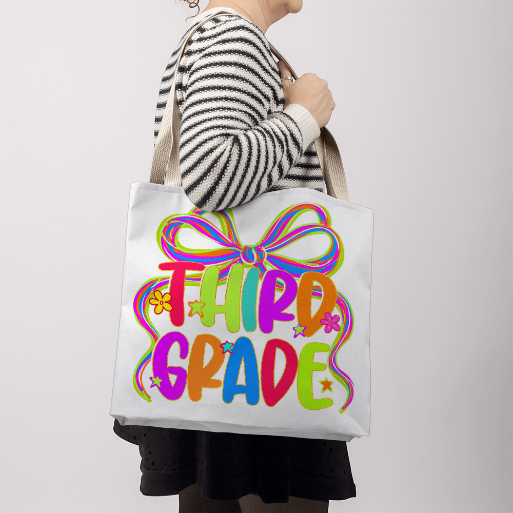 Third Grade Back to School Teacher Tote Bag