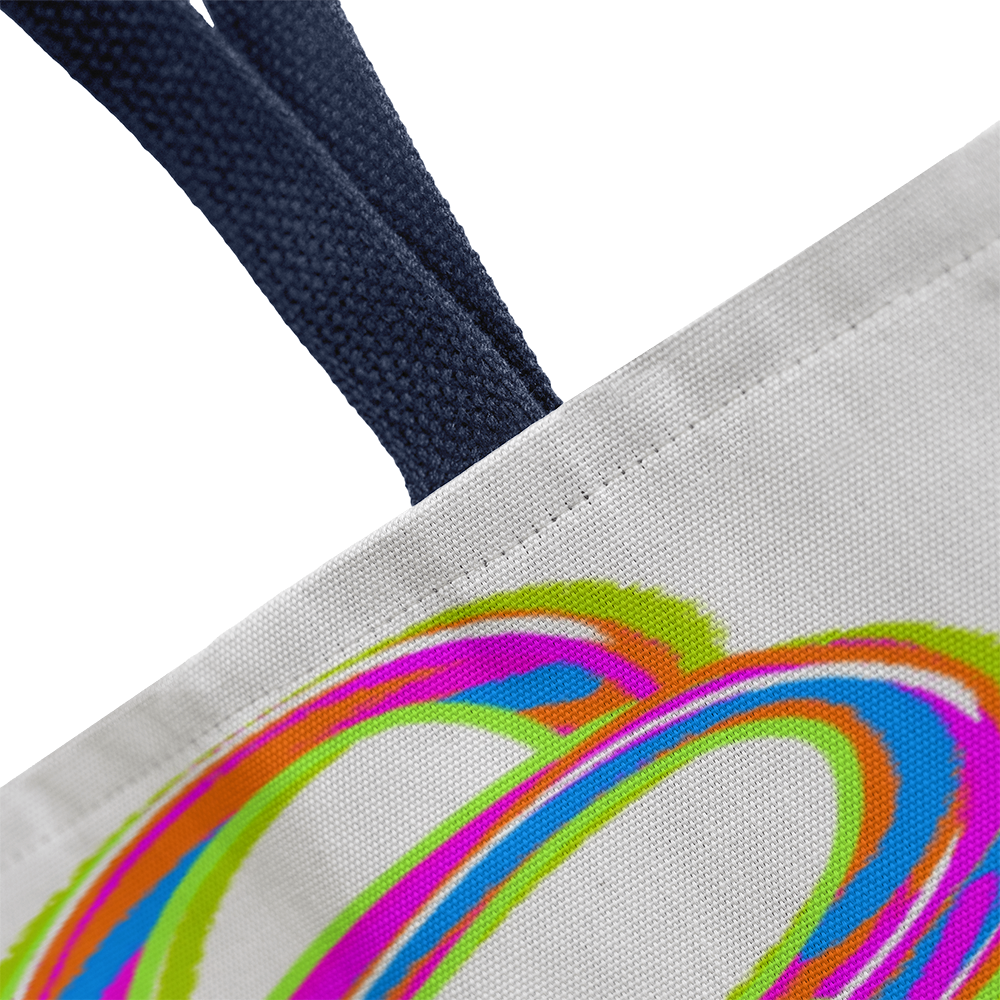 Neon Preschool Teacher Canvas Tote Bag