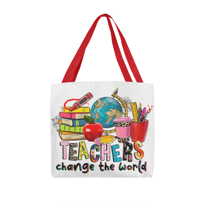 Teachers Change the World Teacher Tote Bag