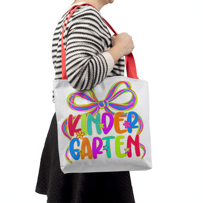 Kindergarten Neon Teacher Tote Bag