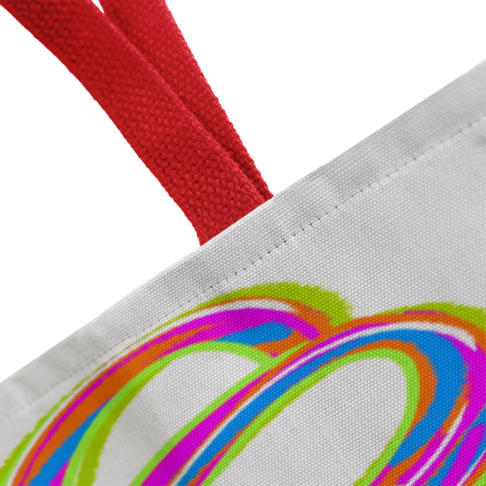 Neon Preschool Teacher Canvas Tote Bag