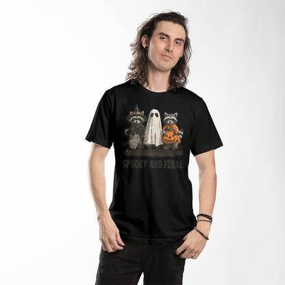 Spooky and Feral Halloween Funny T-shirt