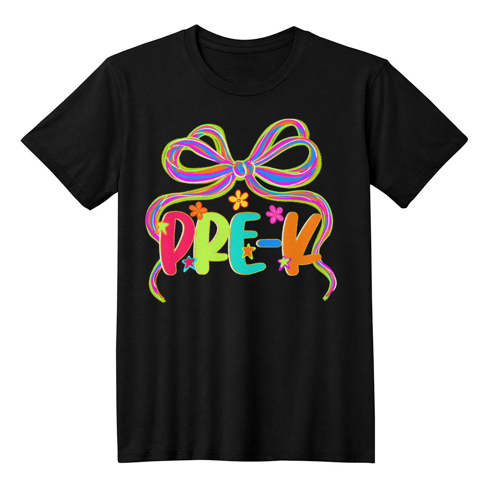 Pre-K Neon Ribbon Teacher Team T-shirt