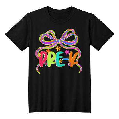 Pre-K Neon Ribbon Teacher Team T-shirt