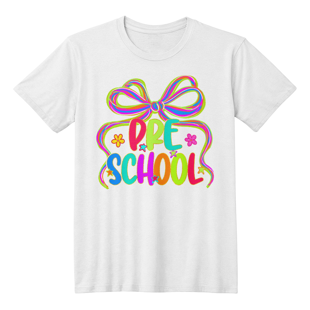 Preschool Neon Ribbon Teacher Team T-shirt