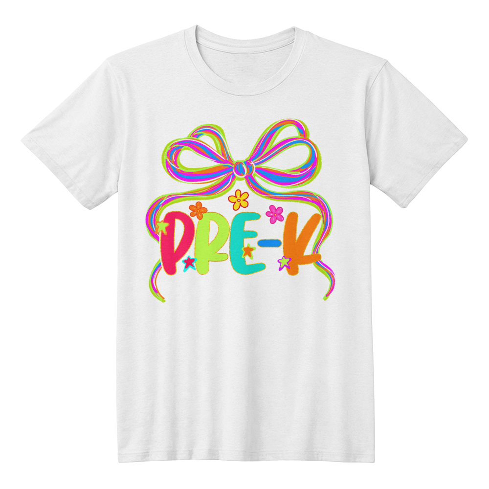 Pre-K Neon Ribbon Teacher Team T-shirt