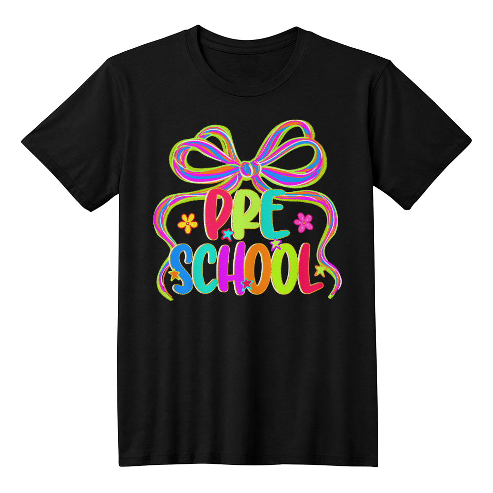 Preschool Neon Ribbon Teacher Team T-shirt