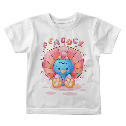 Peacock - Baby Jersey Tee Front Print