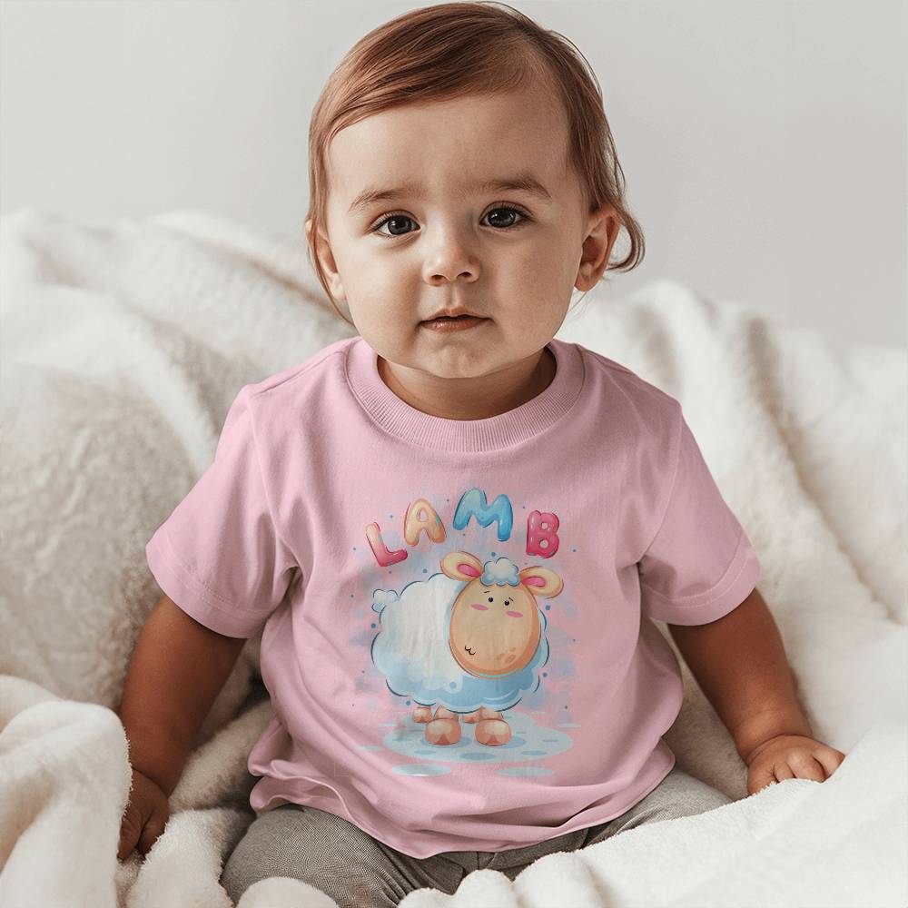 Lamb -- Baby Jersey Tee Front Print