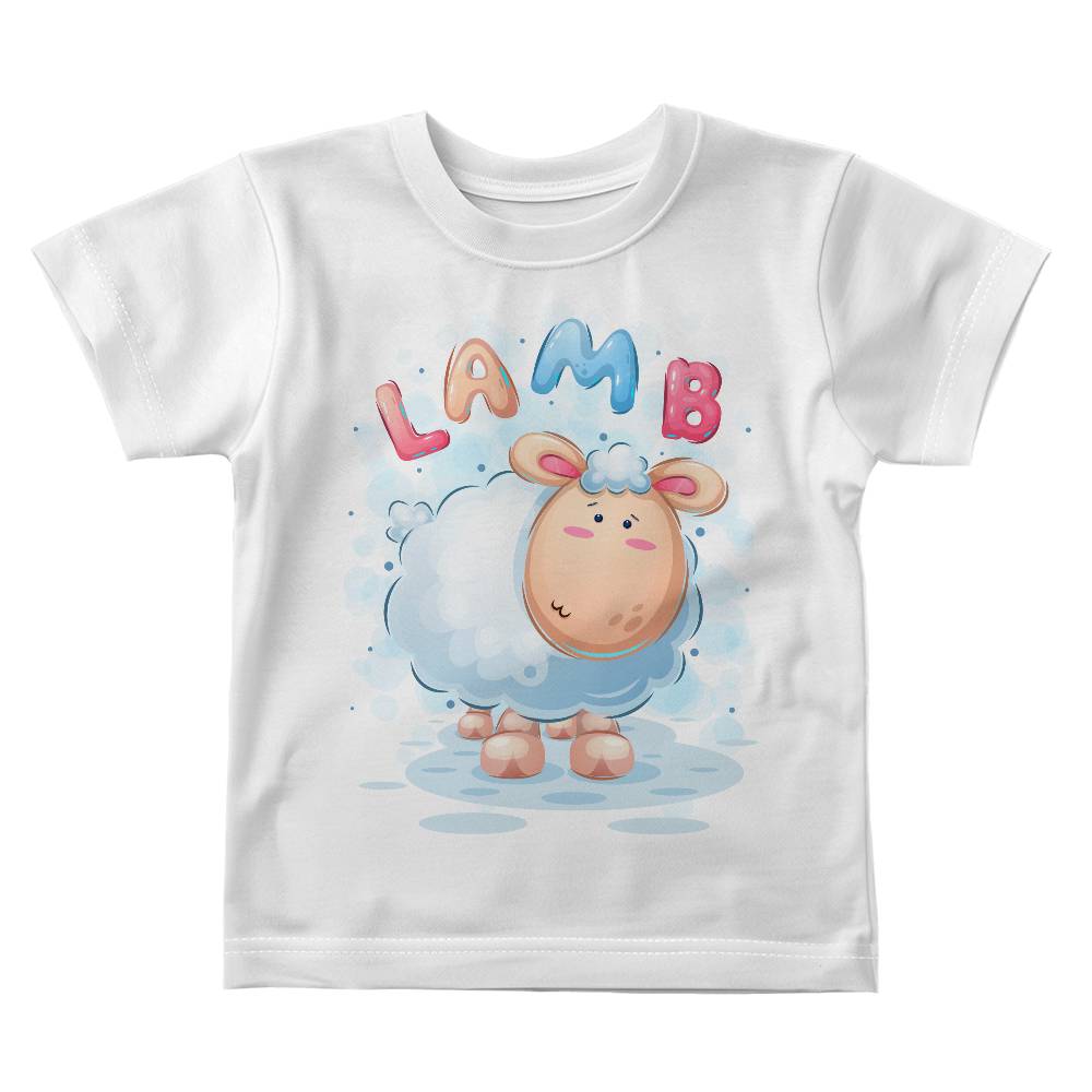 Lamb -- Baby Jersey Tee Front Print