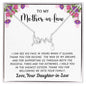 Mother-in-law Scripted Love Necklace